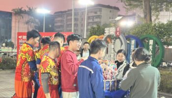 金蛇開運(yùn)，物流送?！癫裎锪骷瘓F(tuán)組織單位參加玉柴年貨節(jié)活動(dòng)